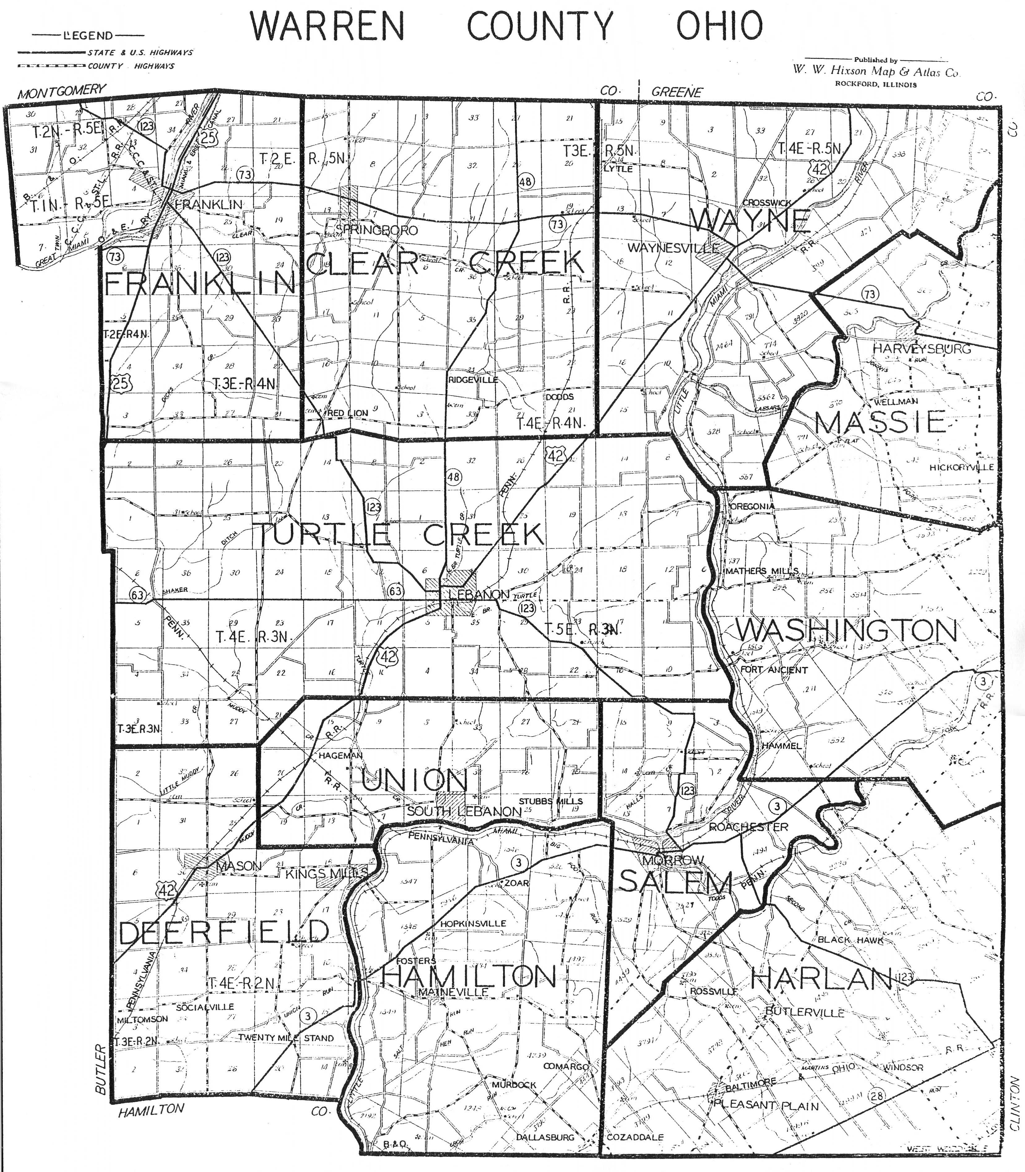 Warren County Genealogical Society Map Resources 0651